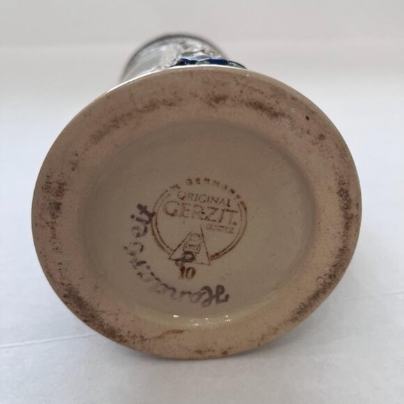 Original Gerzit Gerz Handmade West Germany Cobal Beer Stein October Fest - Picture 11 of 11